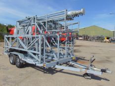 Trailer Mounted 40m Total Mast Solutions Hydraulic Mast