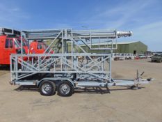 Trailer Mounted 40m Total Mast Solutions Hydraulic Mast