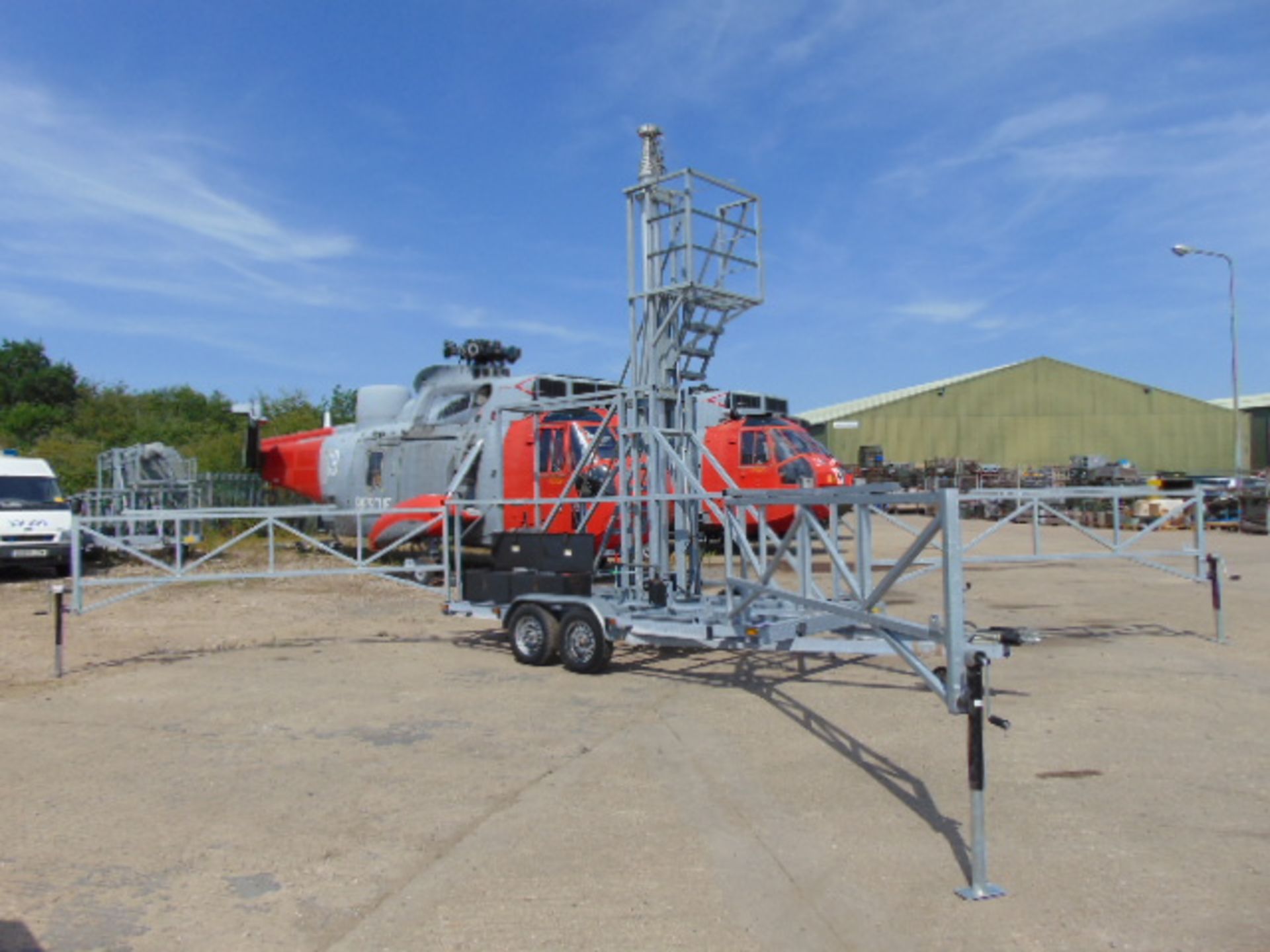 Trailer Mounted 40m Total Mast Solutions Hydraulic Mast - Image 8 of 21