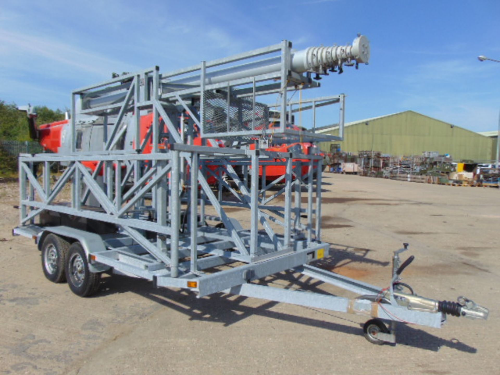 Trailer Mounted 40m Total Mast Solutions Hydraulic Mast - Image 2 of 21