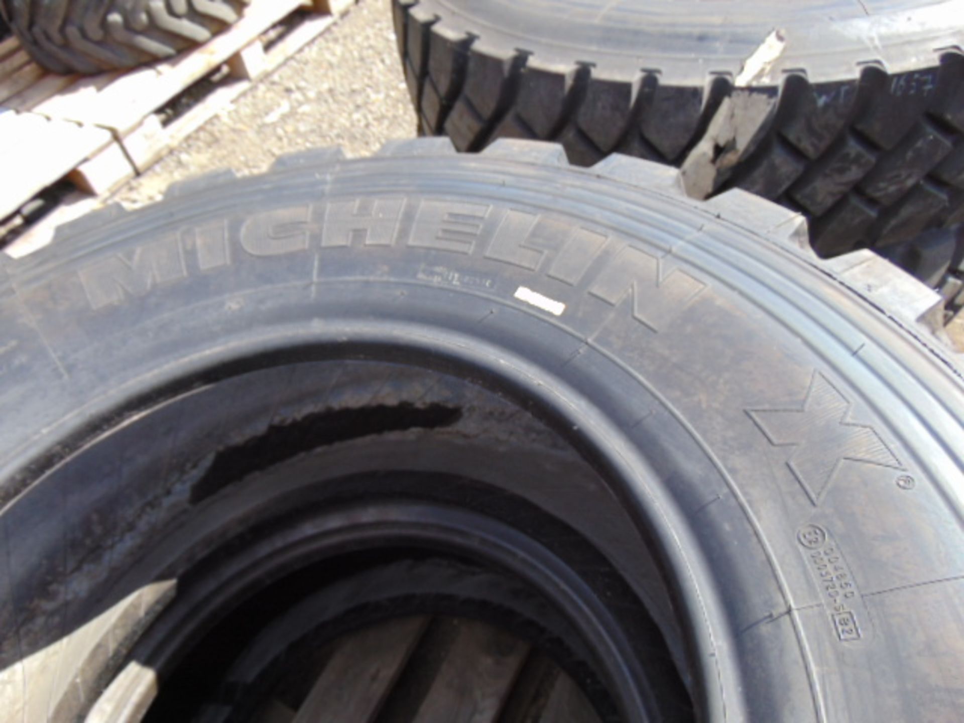 2 x Michelin 335/80 R20 XZL Tyres - Image 4 of 5