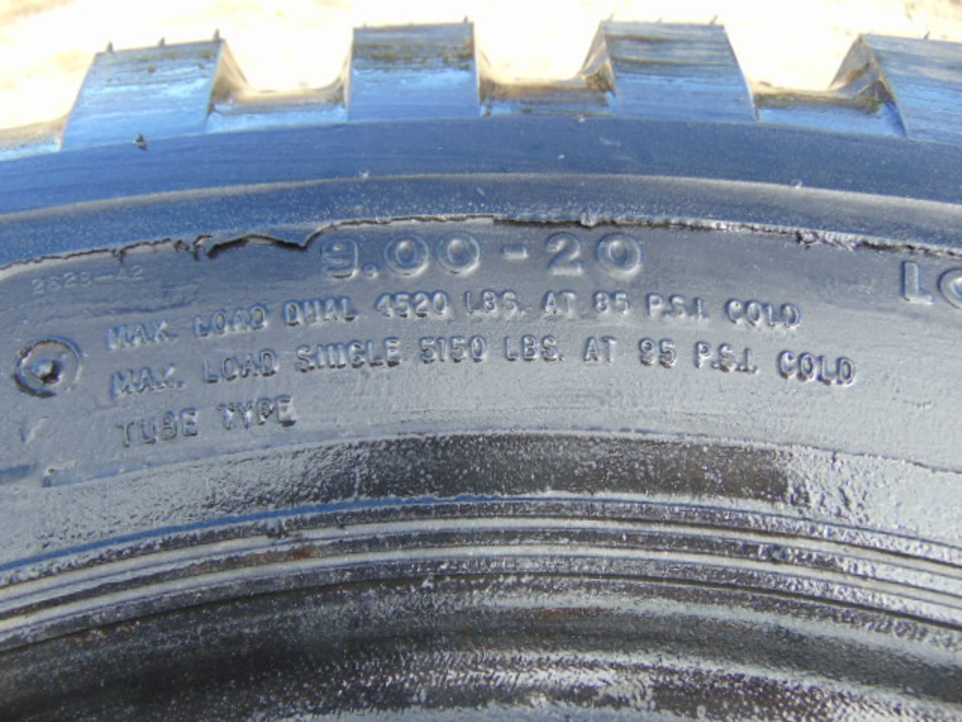 4 x S.T.A. 9.00-20 Crossply Tyres - Image 5 of 5