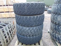 4 x Michelin 365 85 R20 XZL Tyres