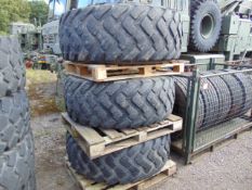 3 x Michelin 20.5 R25 XTLA Tyres