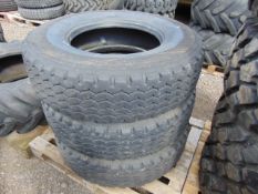 3 x Michelin E-22.5 Pilote XZY Tyres