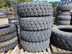 4 x Michelin XZL 395/85 R20 Tyres