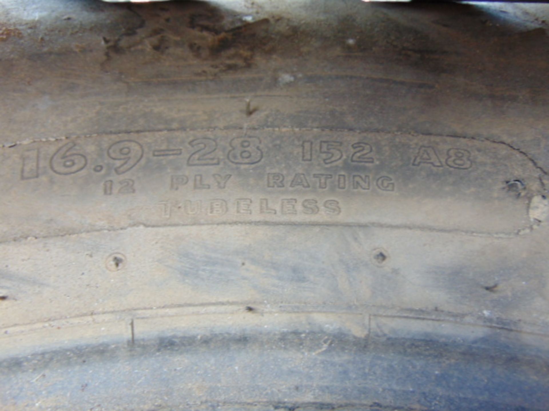 2 x Goodyear Industrial Sure Grip Tractor 16.9-28 152 Tyres - Image 4 of 5