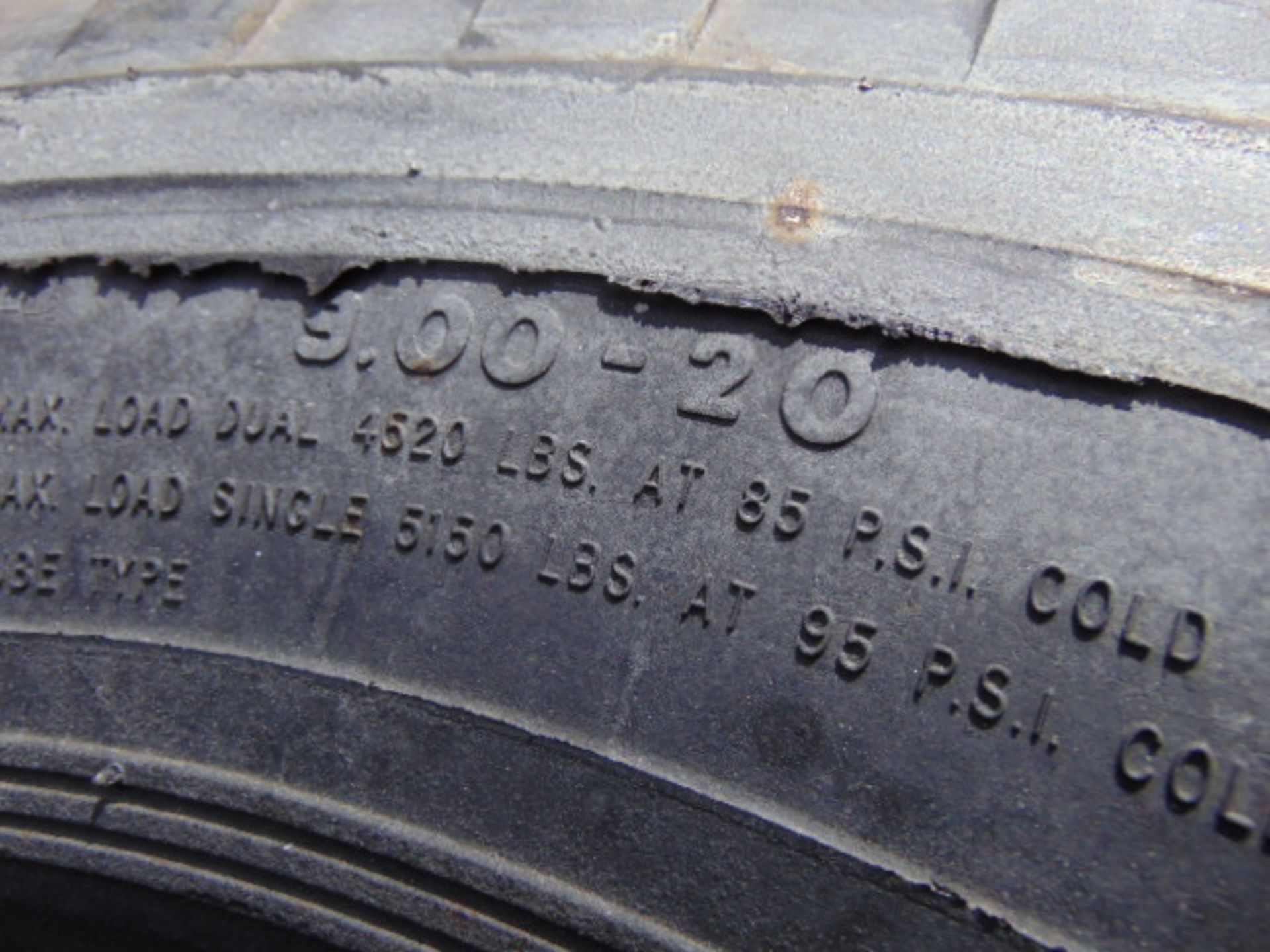 4 x S.T.A. 9.00-20 Crossply Tyres - Image 7 of 7