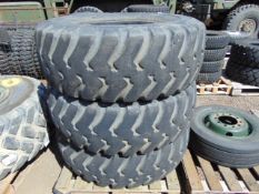 3 x Firestone Super Rock Grip 17.5-25 Tyres