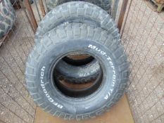 2 x BF Goodrich Mud-Terrain LT285/75 R16 Tyres