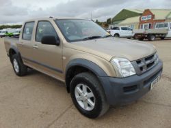 Direct from the UK MoD online auction. 15 x Isuzu D-Max 4x4 Double Cab Pickups V Clean Low Mileage 1 Owner Vehicles