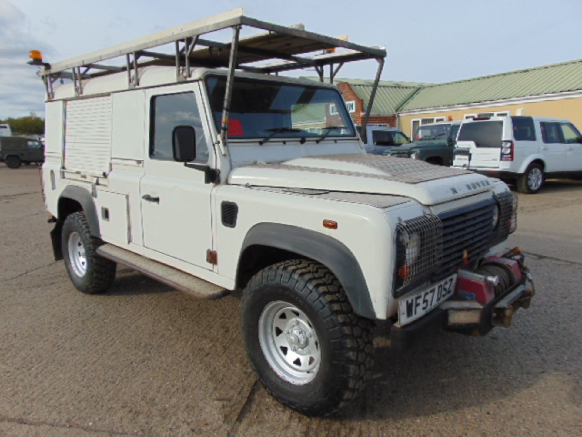 Land Rover Defender 110 Puma Hardtop 4x4 Special Utility (Mobile Workshop) complete with Winch