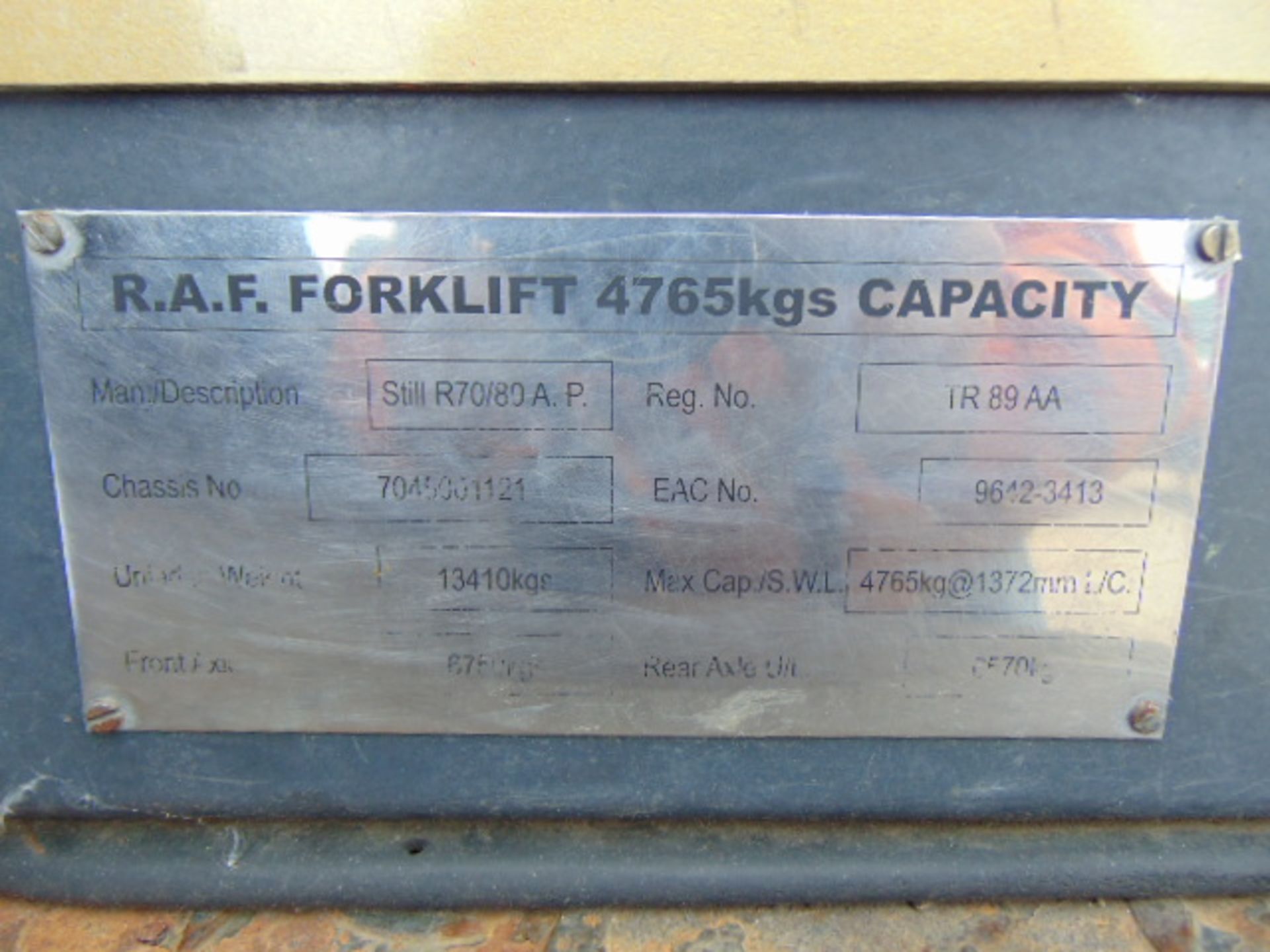 Still R70-80 4,765Kg Diesel Forklift - Image 18 of 25