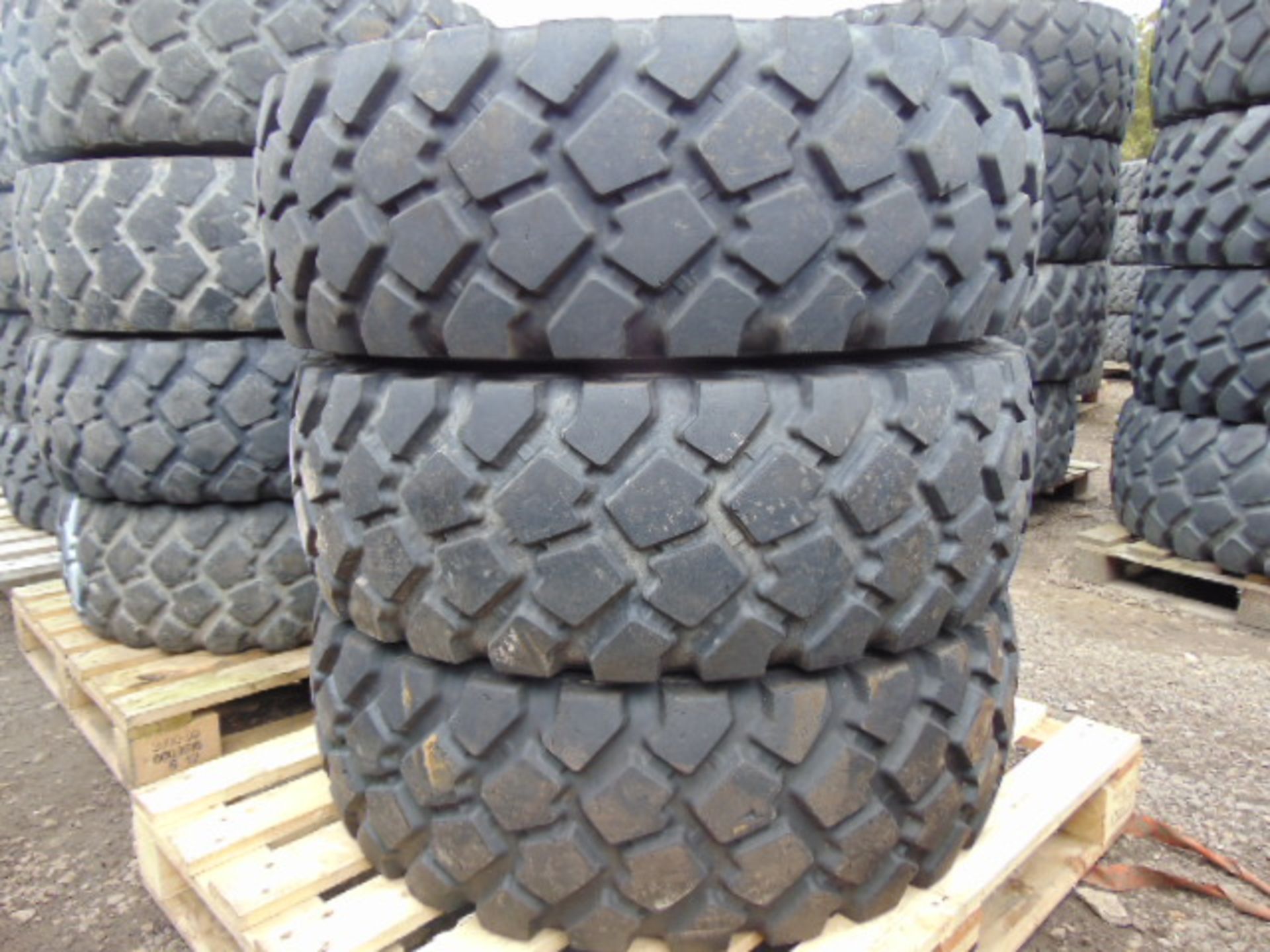 3 x Michelin XZL 335/80 R20 Tyres - Image 2 of 5