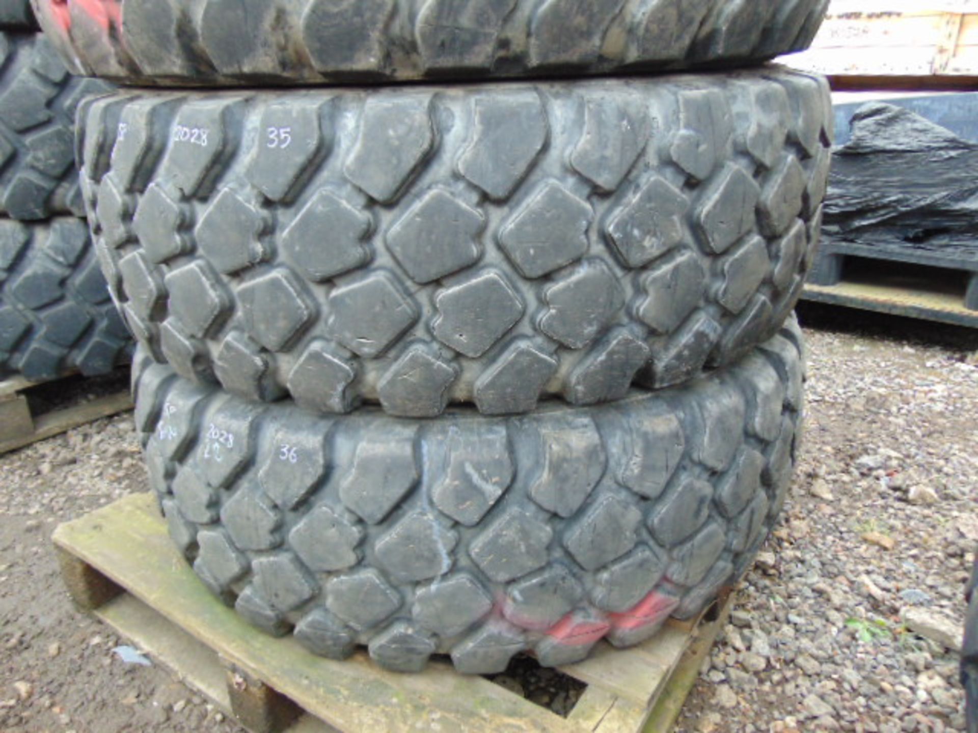 4 x Michelin XZL 395/85 R20 Tyres - Image 3 of 6