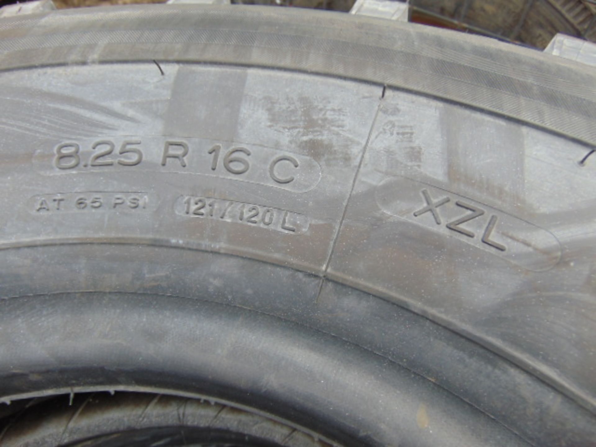 4 x Michelin 8.25 R16 XZL Tyres - Image 6 of 6