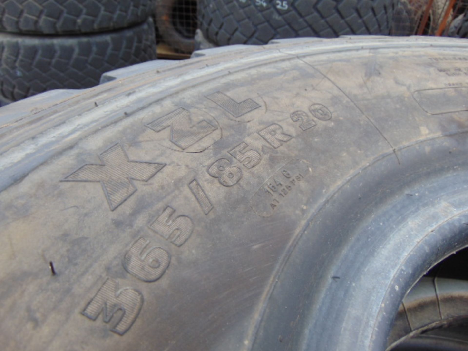 4 x Michelin 365/85 R20 XZL Tyres - Image 6 of 6