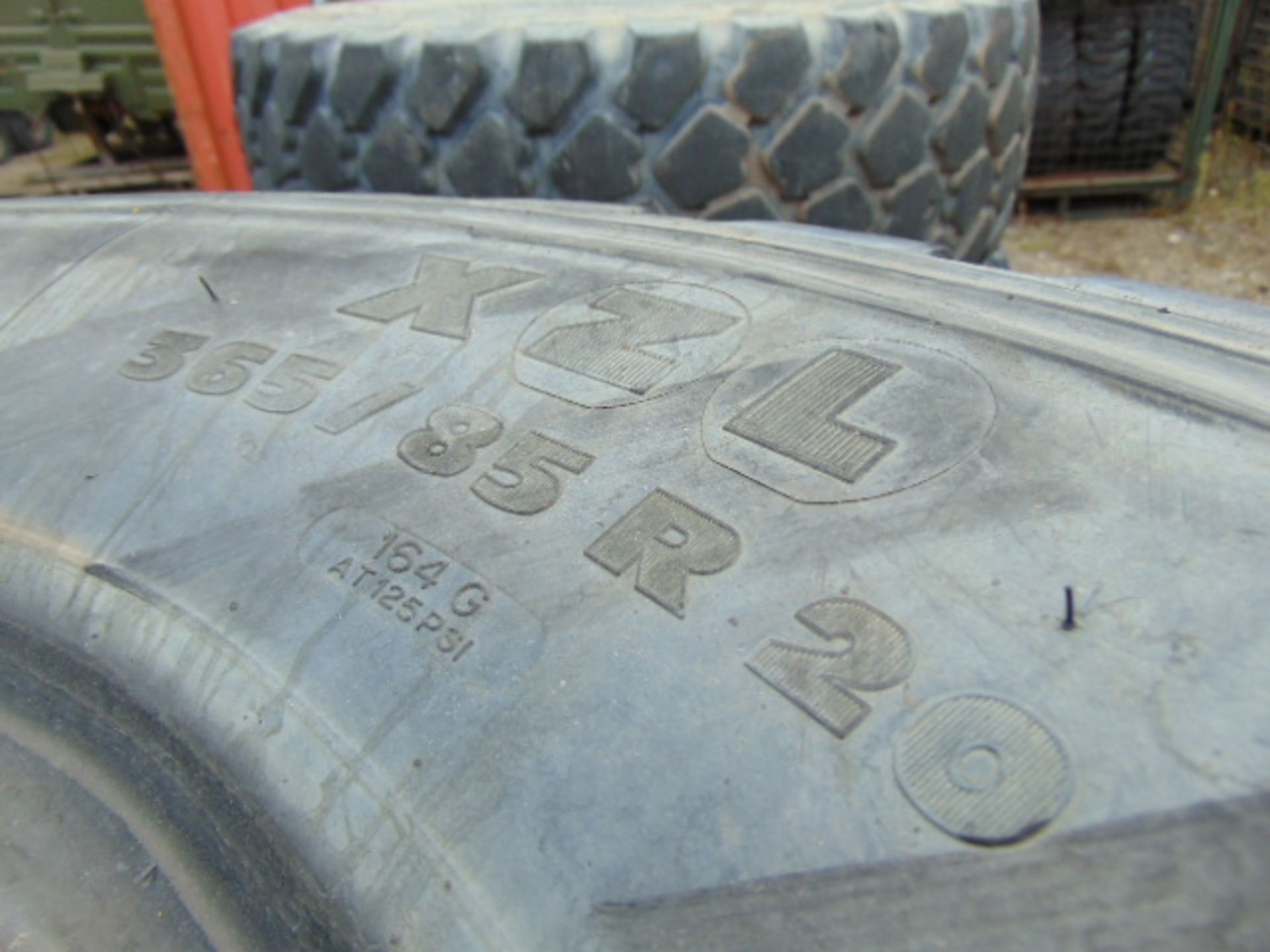 4 x Michelin 365/85 R20 XZL Tyres - Image 6 of 6