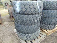 4 x Michelin XZL 335/80 R20 Tyres