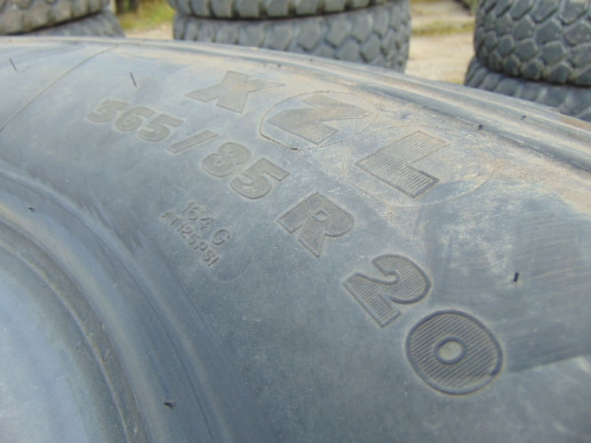 4 x Michelin 365/85 R20 XZL Tyres - Image 6 of 6