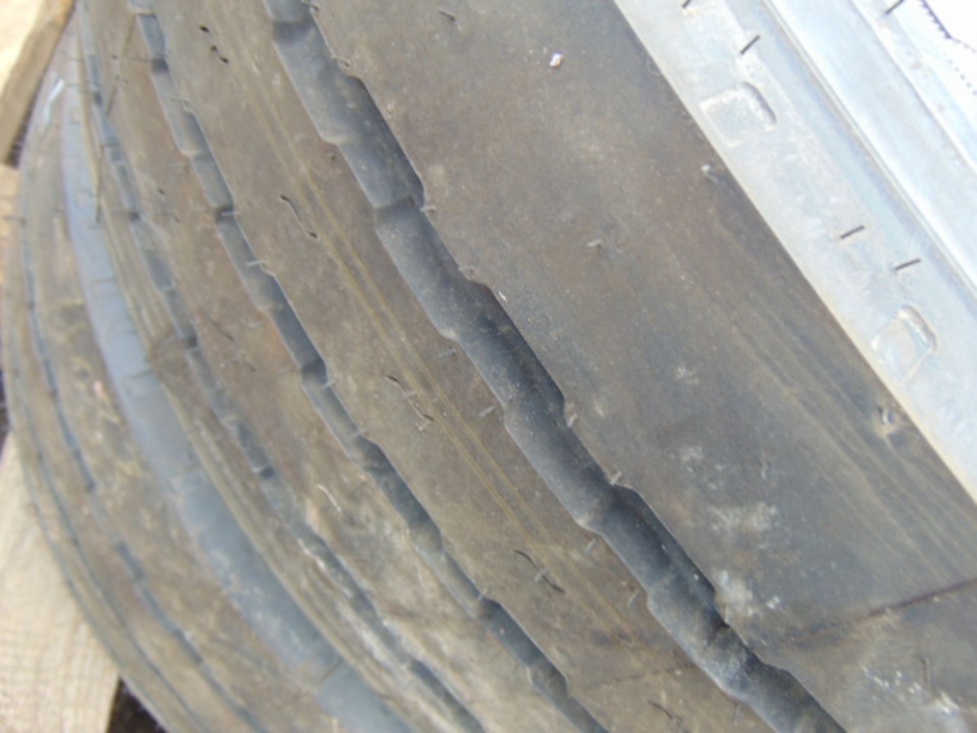 2 x Goodyear Regional RHT II 235/75R 17.5 Tyres with 10 stud rims - Image 3 of 7