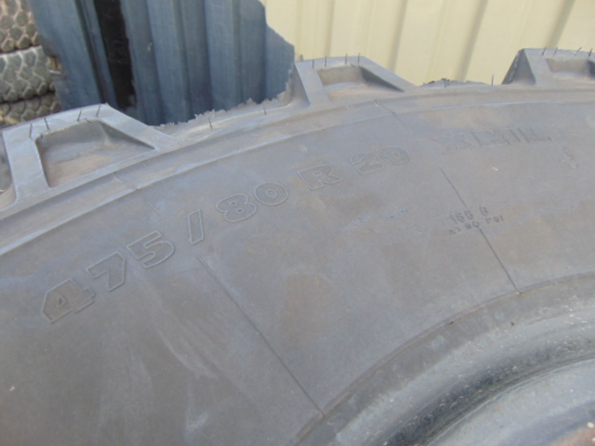 4 x Michelin XML 475/80 R20 Tyres - Image 5 of 6