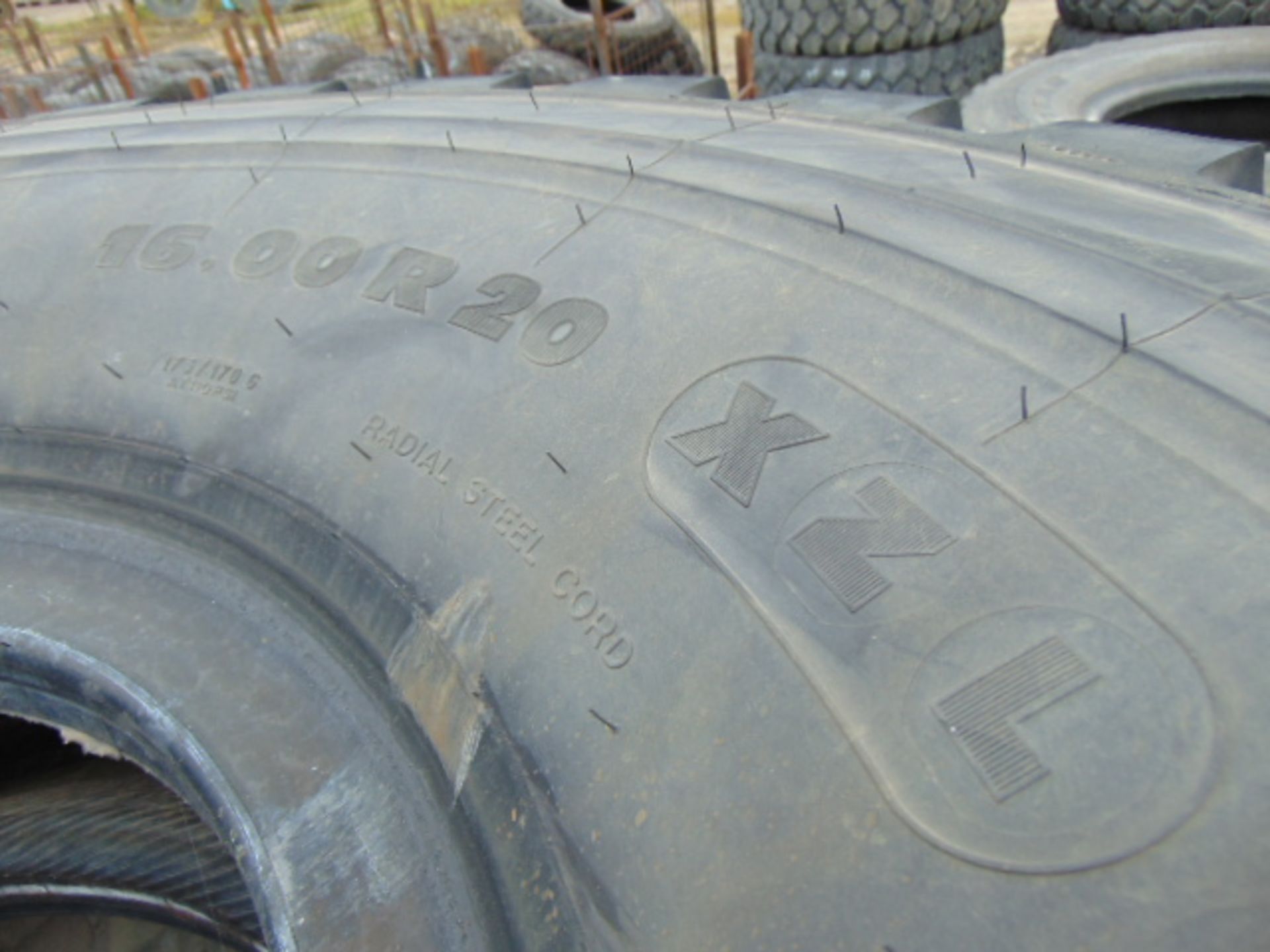 4 x Michelin 16.00 R20 XZL Tyres - Image 6 of 6