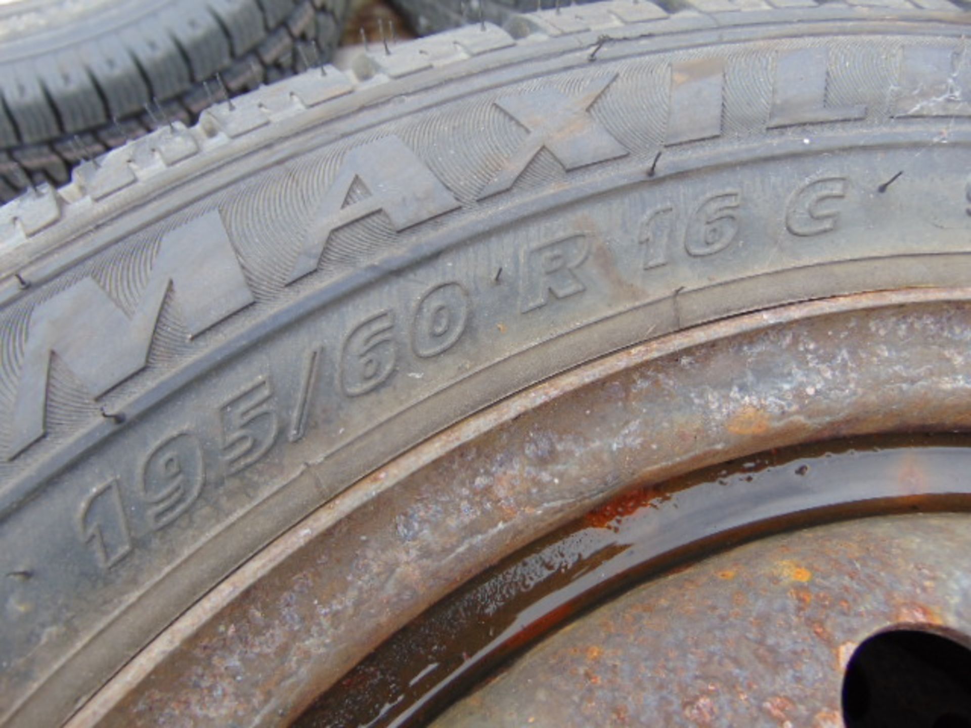 3 x Matador Maxilla Light Truck 195/60 R16 Tyres with 5 Stud Rims - Image 8 of 8