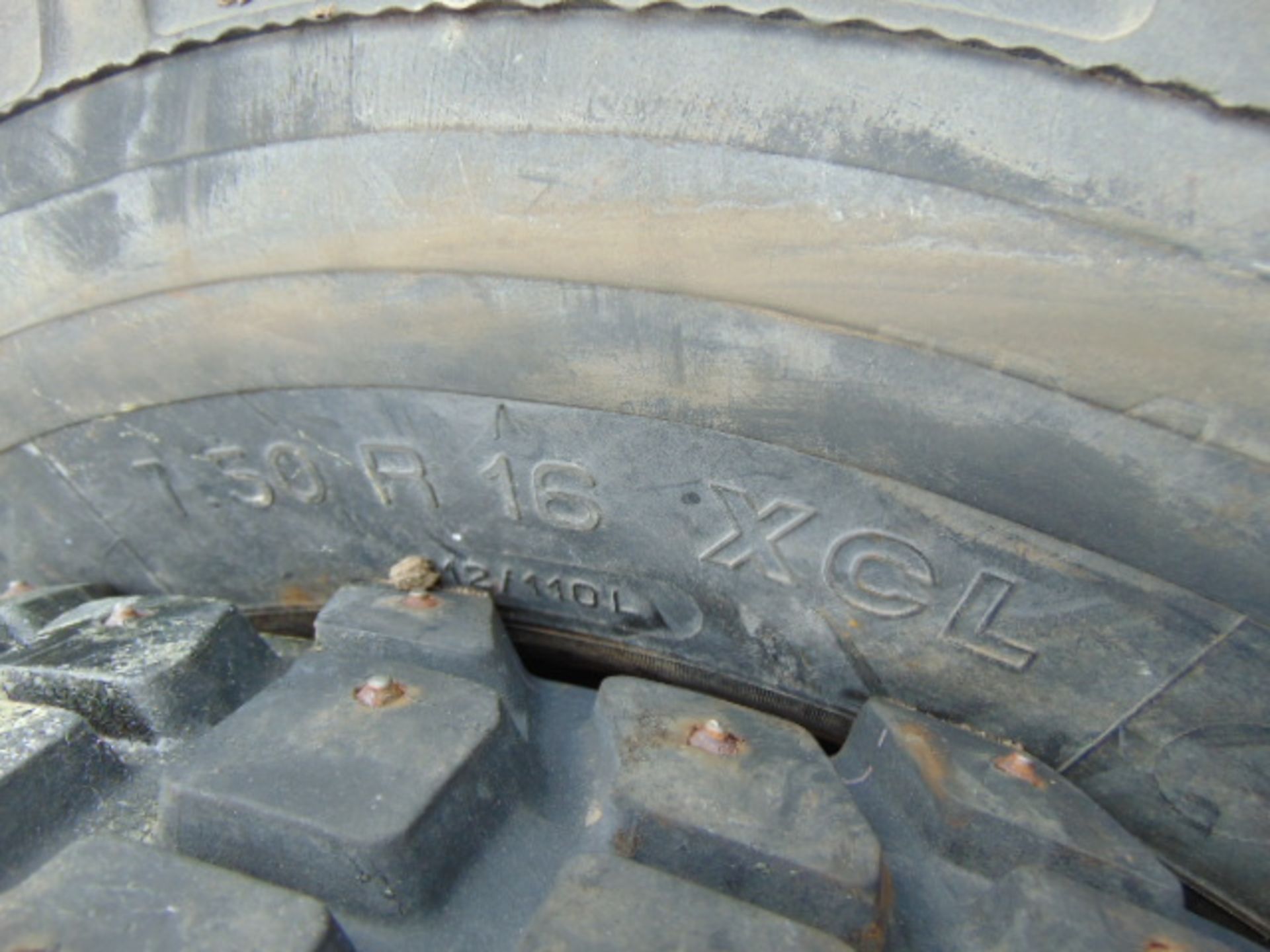 4 x Michelin 7.50 R16 XCL Tyres complete with tyre studs - Image 5 of 5