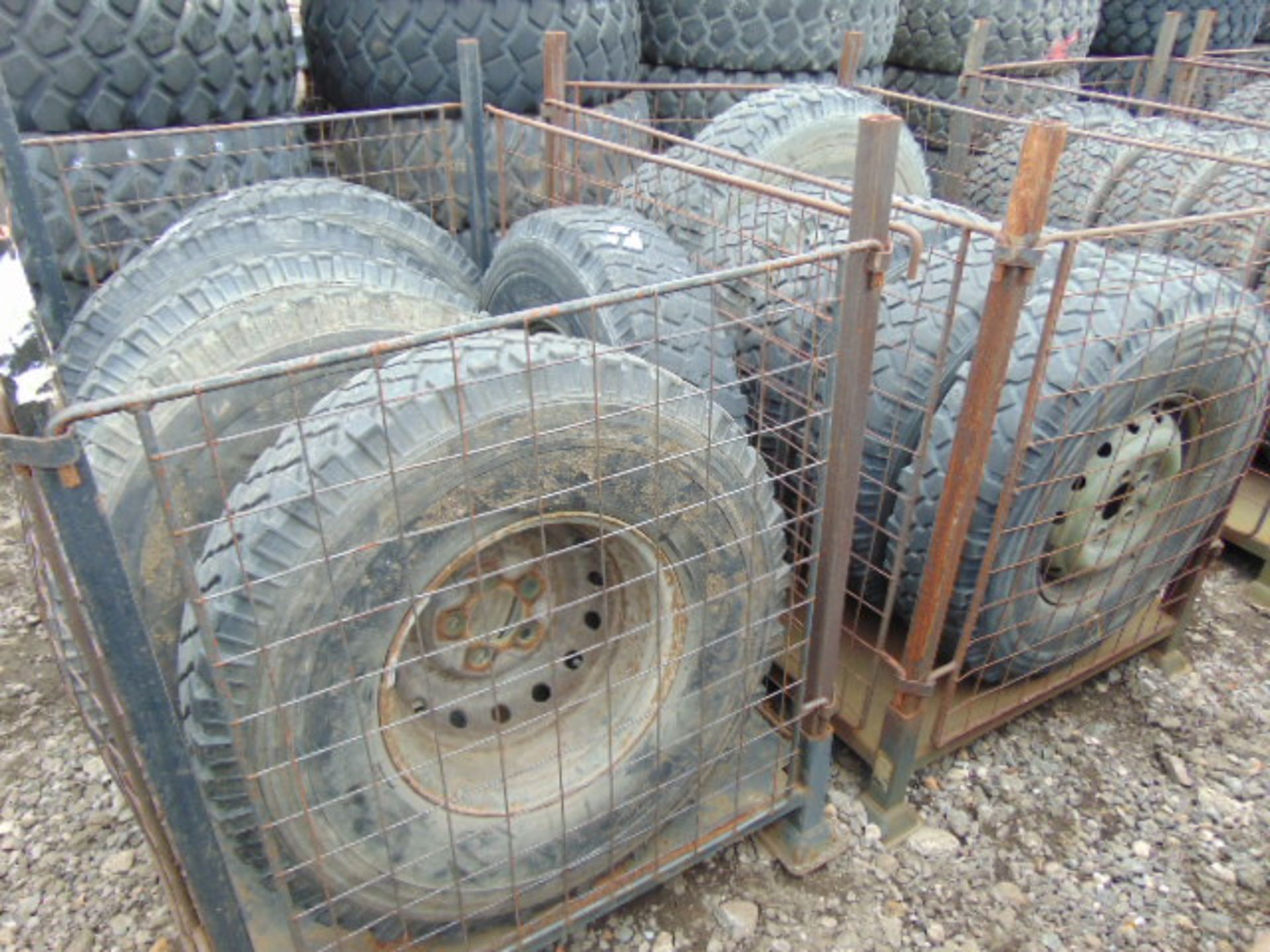 12 x Michelin 8.25 R16 XZL Tyres