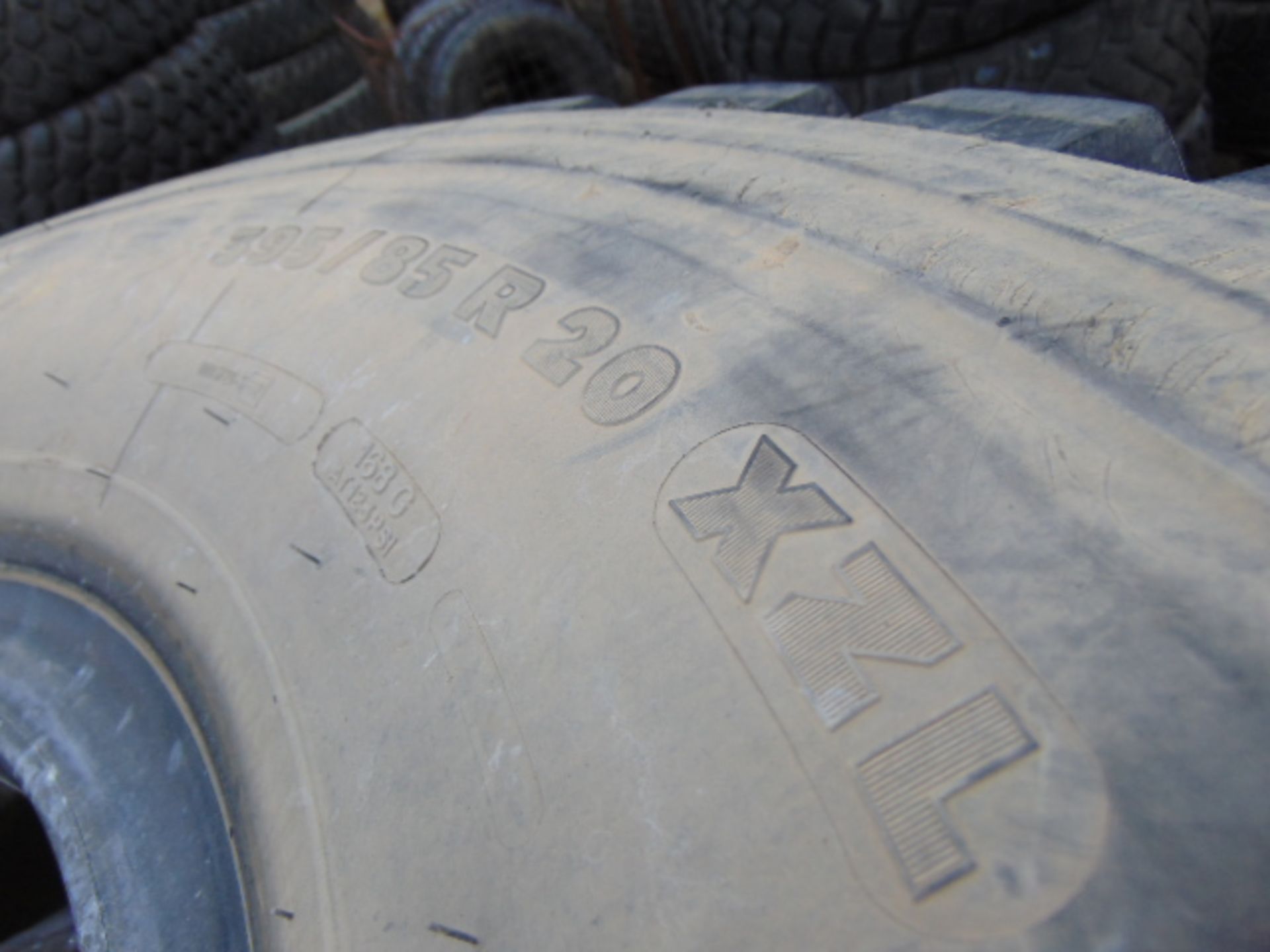 8 x Michelin XZL 395/85 R20 Tyres - Image 9 of 9