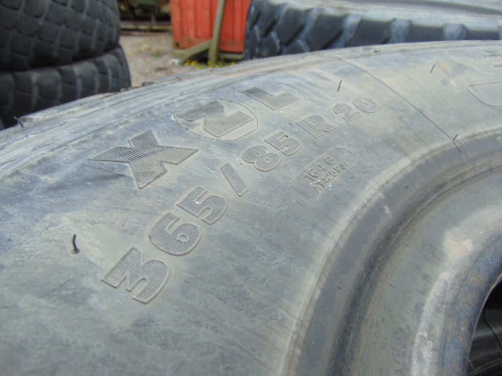 4 x Michelin 365/85 R20 XZL Tyres - Image 6 of 6