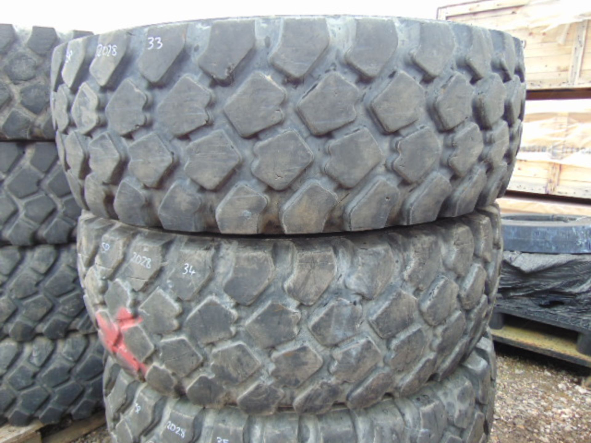 4 x Michelin XZL 395/85 R20 Tyres - Image 2 of 6