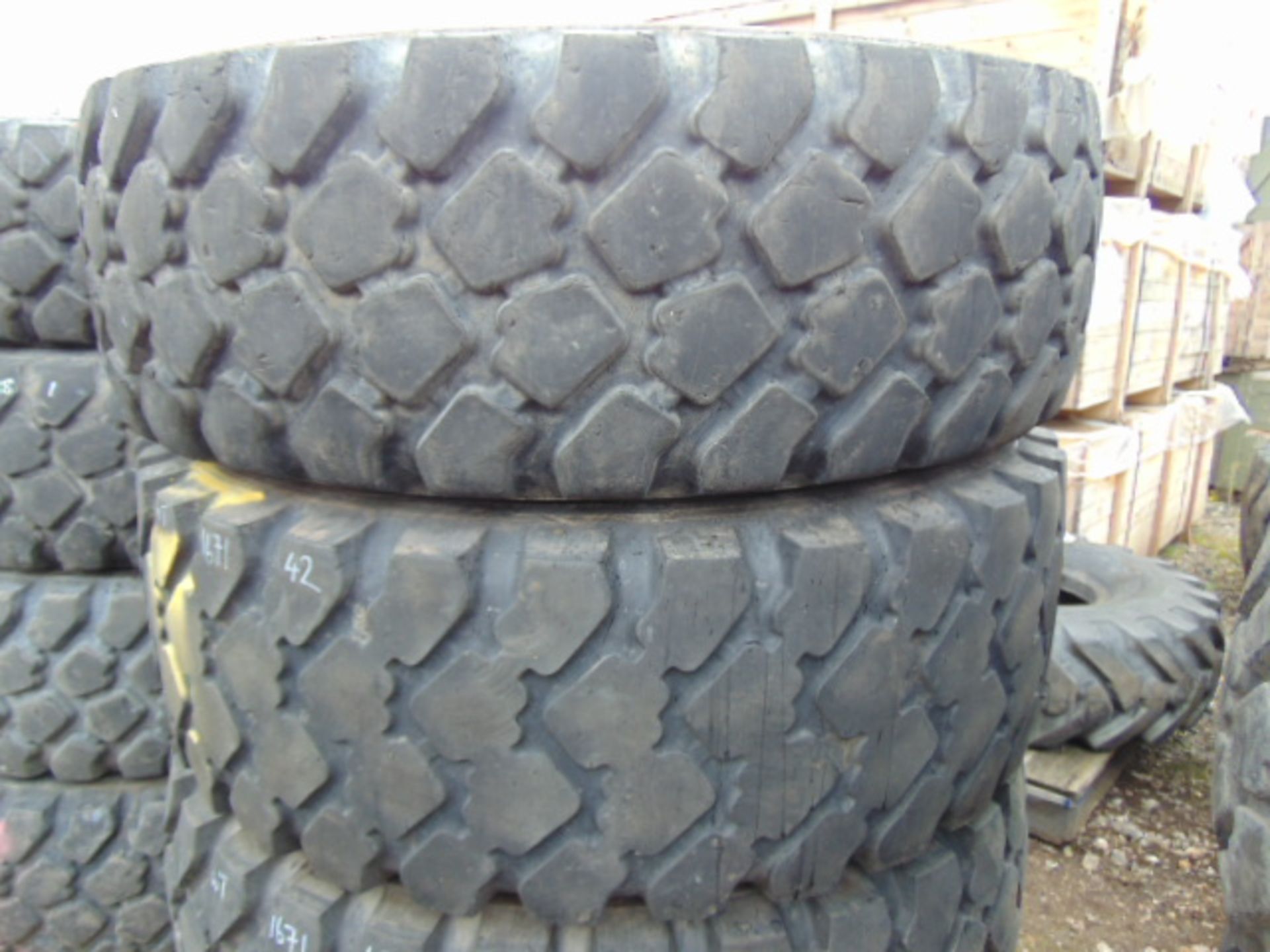 4 x Michelin XZL 395/85 R20 Tyres - Image 2 of 6