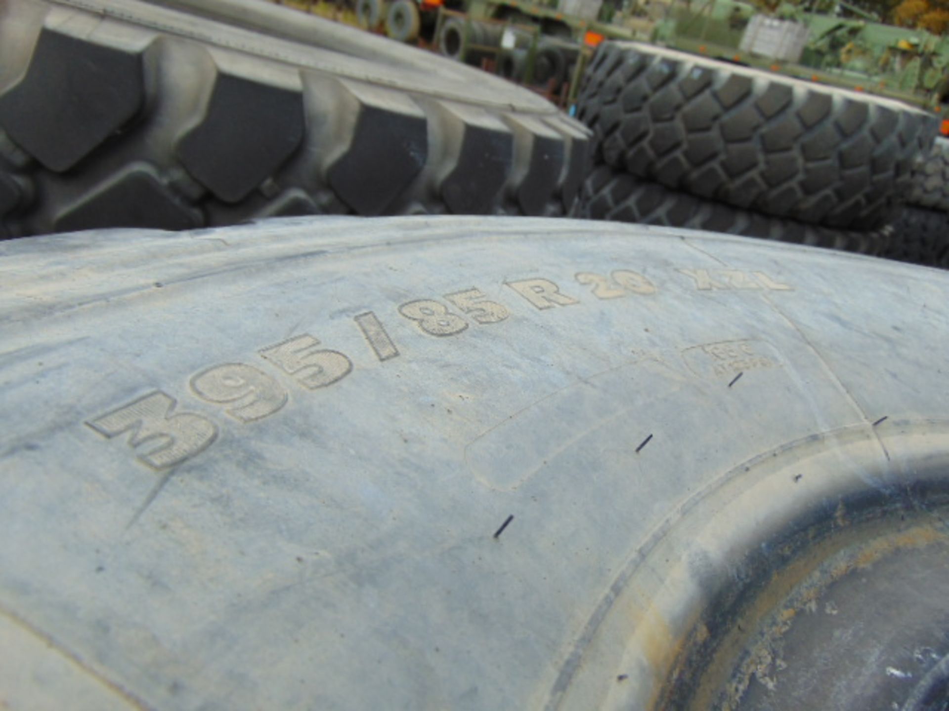 4 x Michelin XZL 395/85 R20 Tyres - Image 6 of 6