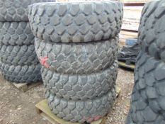 4 x Michelin XZL 395/85 R20 Tyres