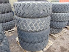 4 x Michelin 365/85 R20 XZL Tyres