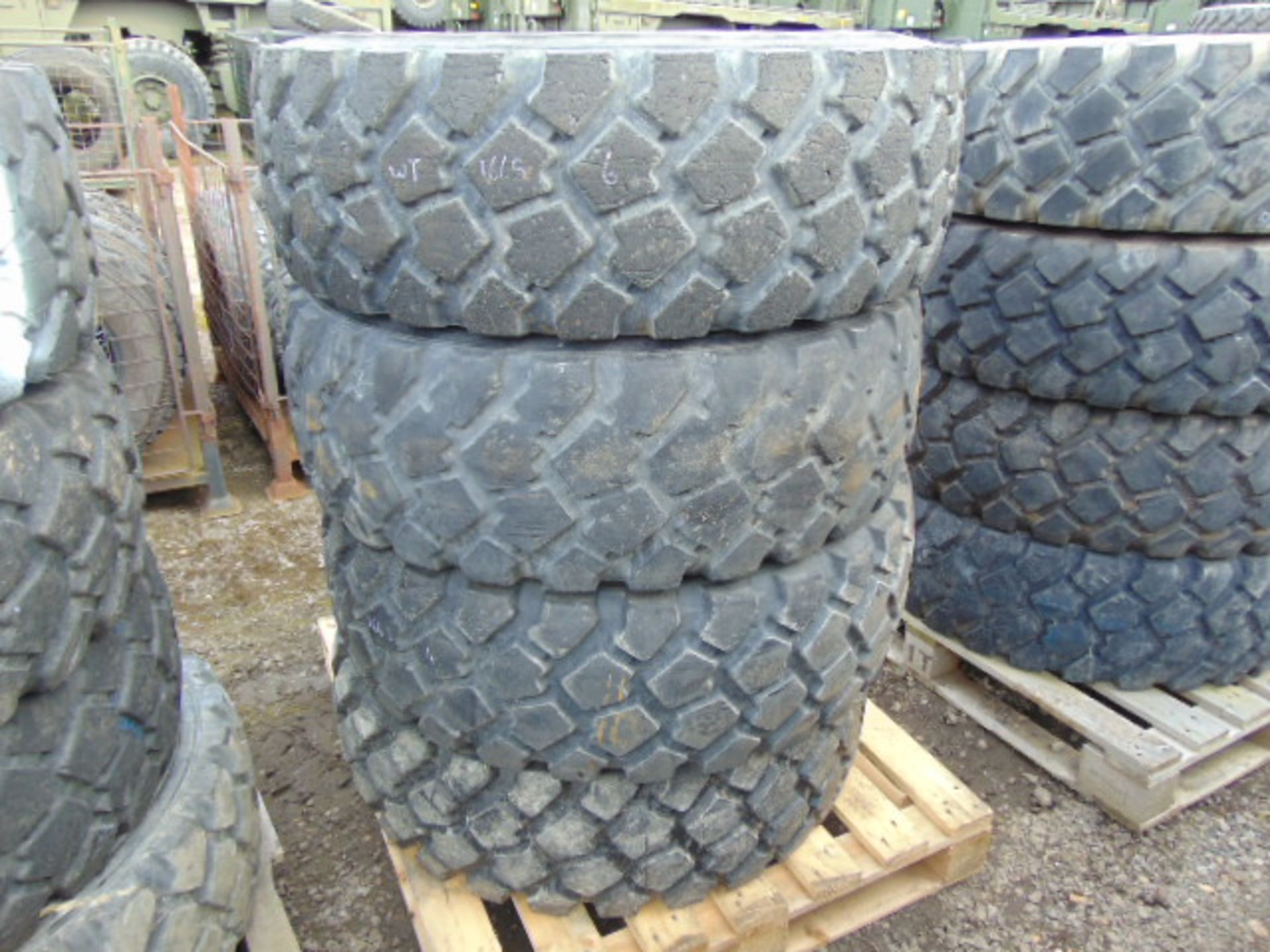 4 x Michelin XZL 335/80 R20 Tyres