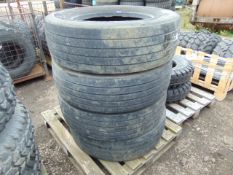 4 x Goodyear Regional RHS II 275/70R 22.5 Tyres