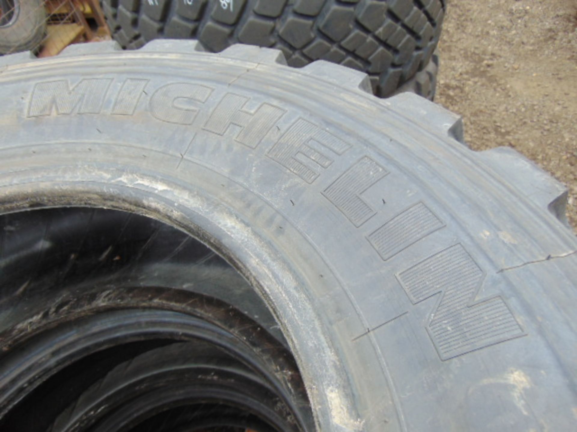 3 x Michelin XZL 335/80 R20 Tyres - Image 4 of 5
