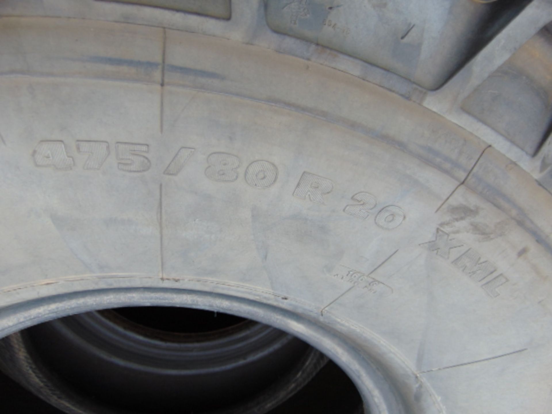 8 x Michelin XML 475/80 R20 Tyres - Image 7 of 7