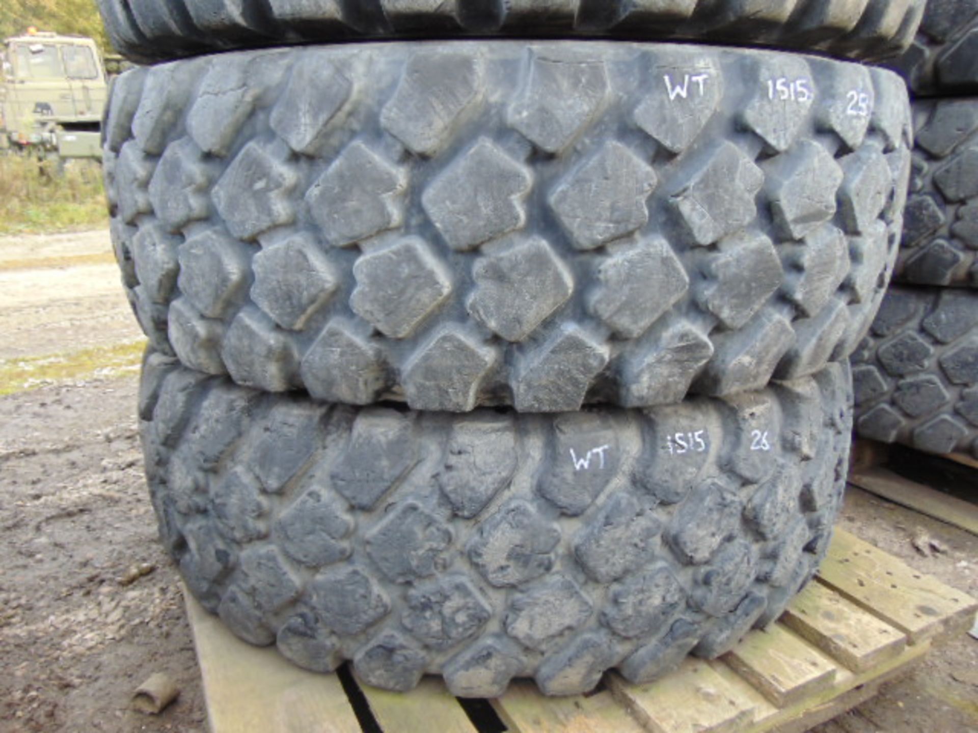 4 x Michelin XZL 395/85 R20 Tyres - Image 3 of 6