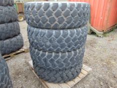 4 x Michelin 365/85 R20 XZL Tyres