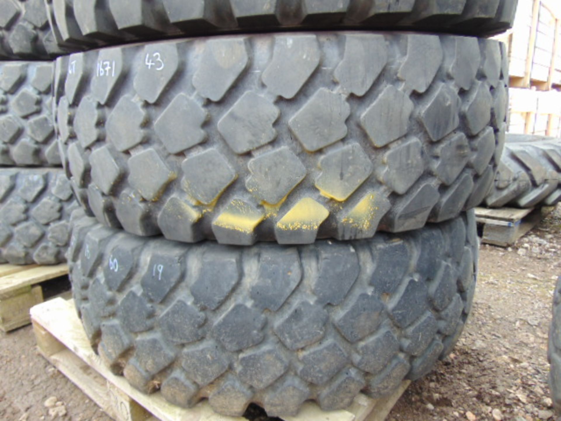 4 x Michelin XZL 395/85 R20 Tyres - Image 3 of 6