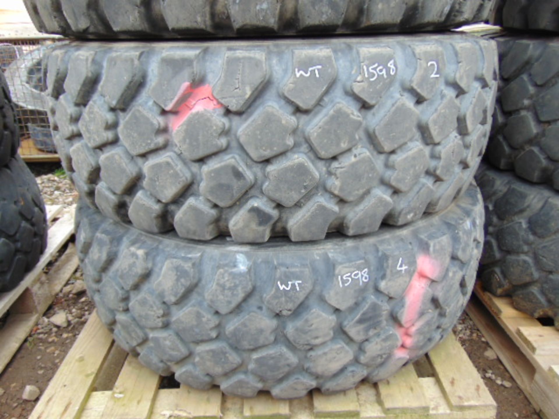 4 x Michelin XZL 395/85 R20 Tyres - Image 3 of 6