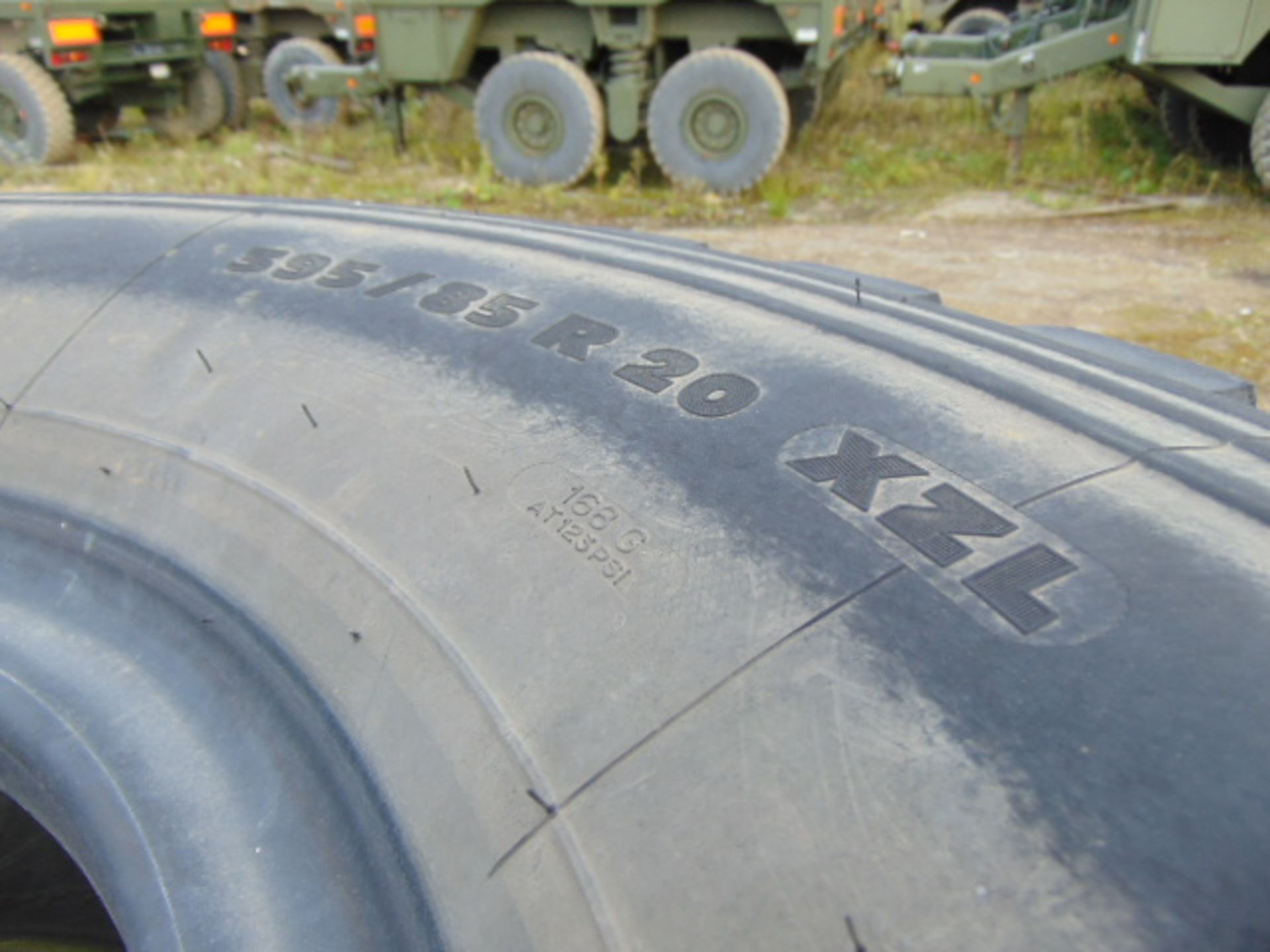 4 x Michelin XZL 395/85 R20 Tyres - Image 6 of 6