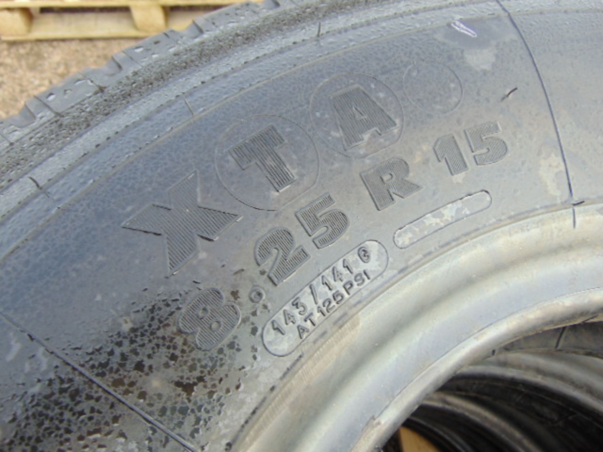 4 x Michelin 8.25 R15 XTA Tyres - Image 6 of 6