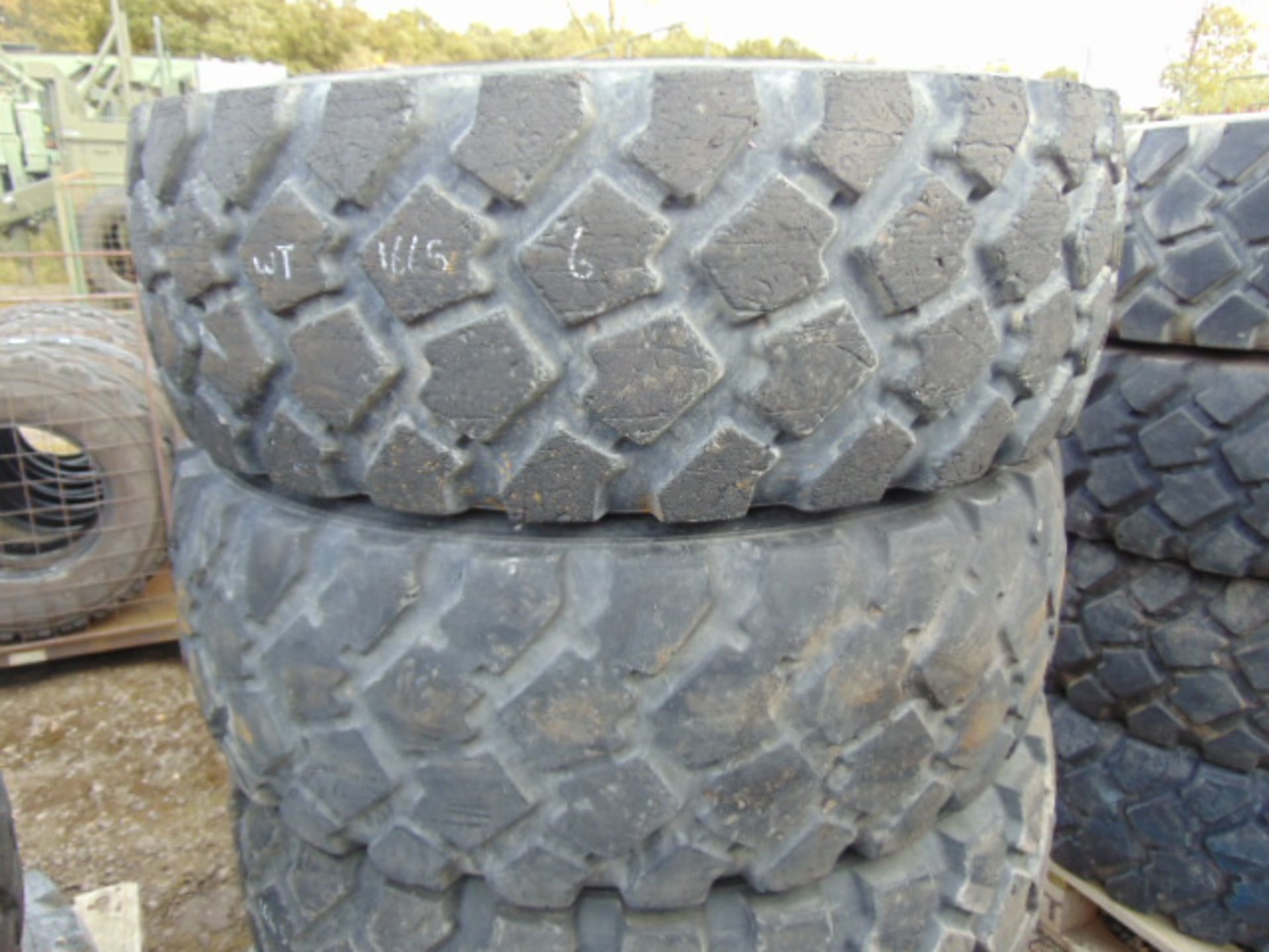 4 x Michelin XZL 335/80 R20 Tyres - Image 2 of 6