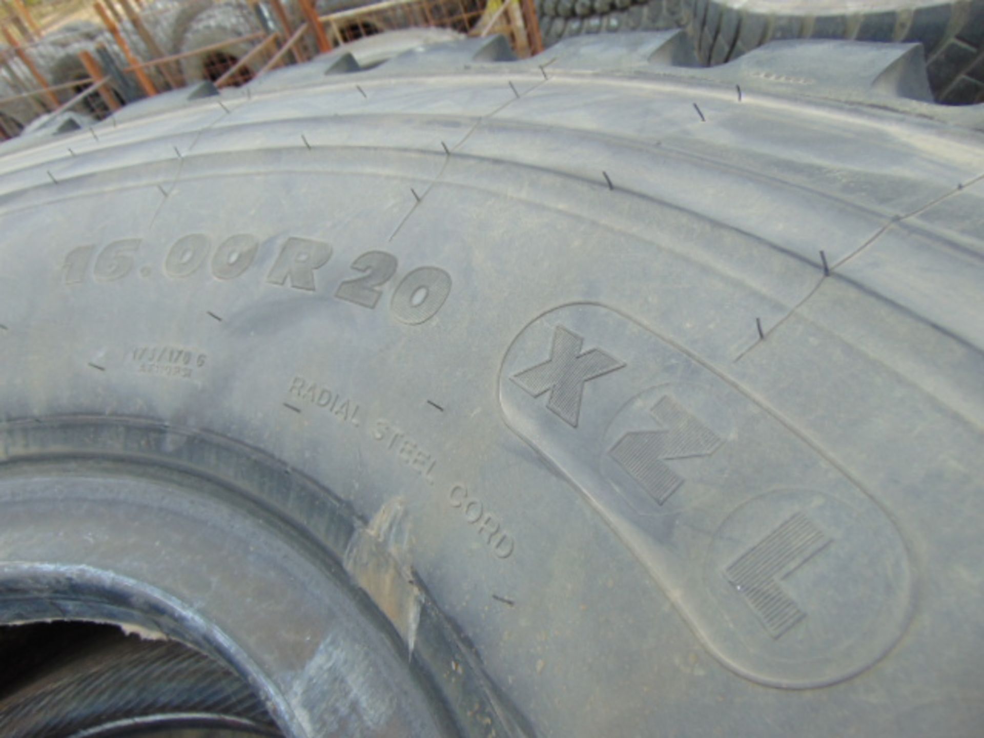 4 x Michelin 16.00 R20 XZL Tyres - Image 6 of 6