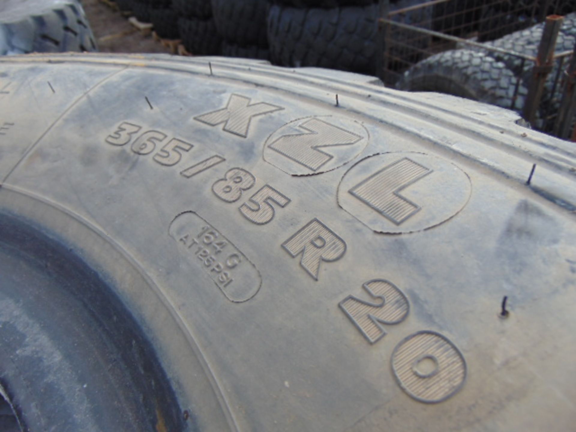 4 x Michelin 365/85 R20 XZL Tyres - Image 6 of 6